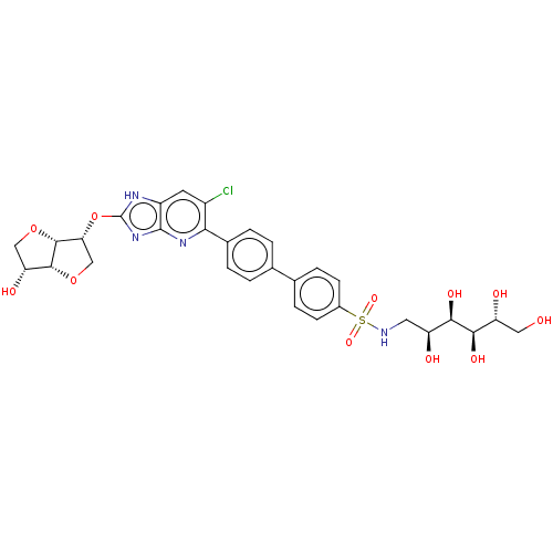 Chemical structure of BindingDB Monomer ID 563546