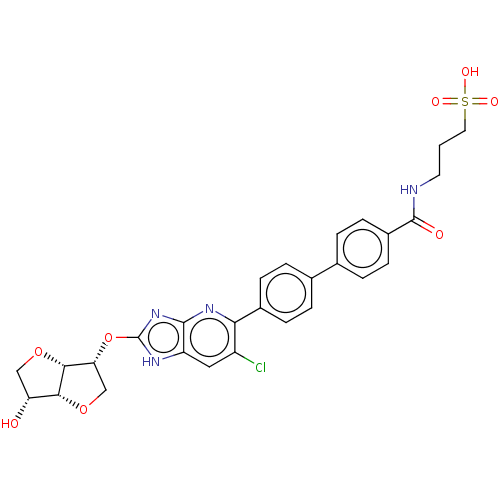 Chemical structure of BindingDB Monomer ID 563549