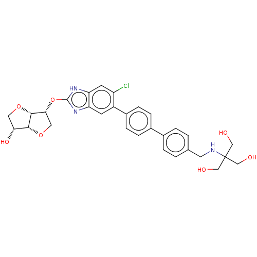 Chemical structure of BindingDB Monomer ID 563563