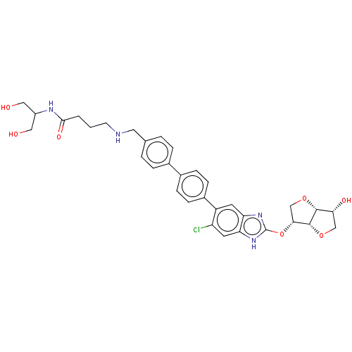 Chemical structure of BindingDB Monomer ID 563565