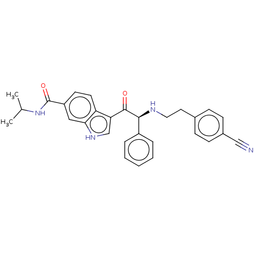 Chemical structure of BindingDB Monomer ID 564639