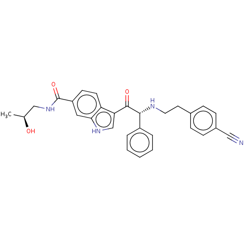 Chemical structure of BindingDB Monomer ID 564655
