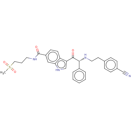 Chemical structure of BindingDB Monomer ID 564742