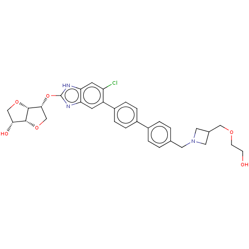 Chemical structure of BindingDB Monomer ID 565446