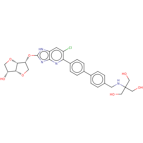 Chemical structure of BindingDB Monomer ID 565454