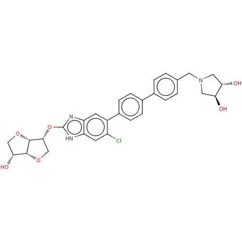 Chemical structure of BindingDB Monomer ID 565496