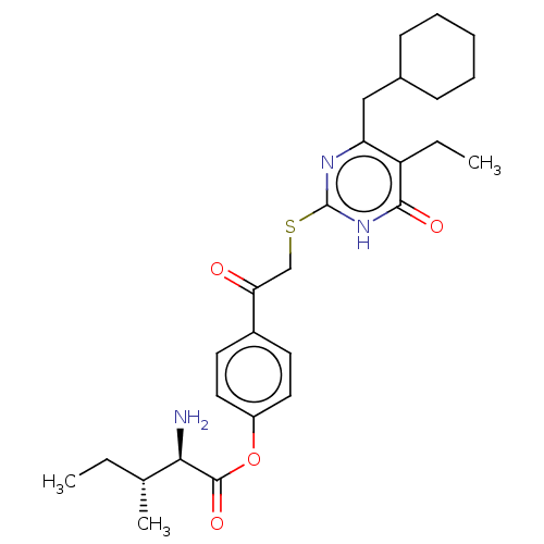 Chemical structure of BindingDB Monomer ID 567104