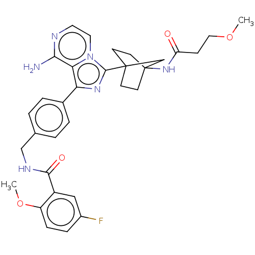 Chemical structure of BindingDB Monomer ID 568374