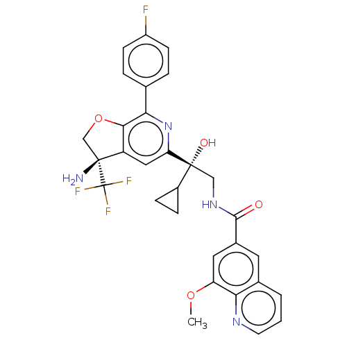 Chemical structure of BindingDB Monomer ID 568393