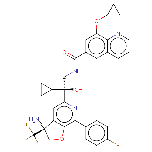 Chemical structure of BindingDB Monomer ID 568394