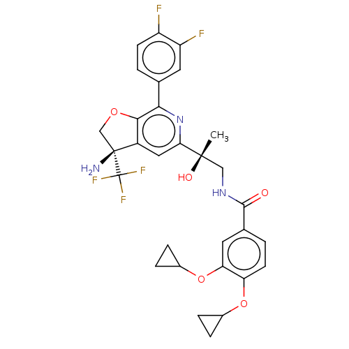 Chemical structure of BindingDB Monomer ID 568409