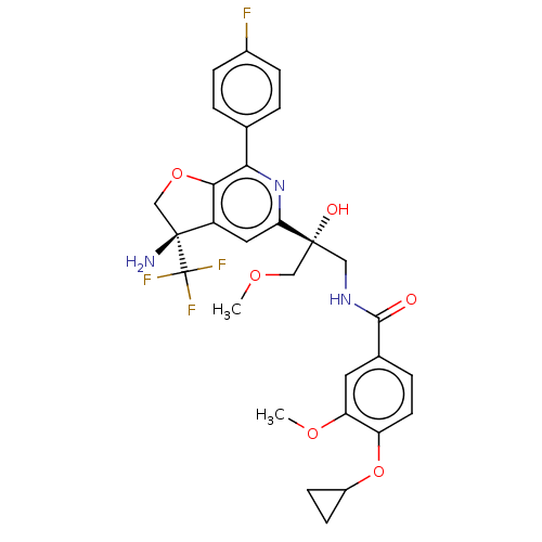 Chemical structure of BindingDB Monomer ID 568432