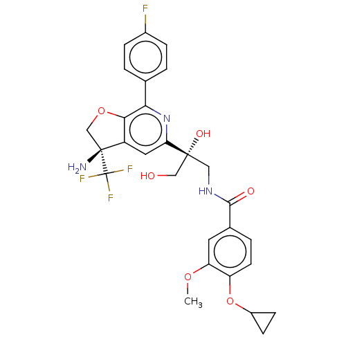 Chemical structure of BindingDB Monomer ID 568434