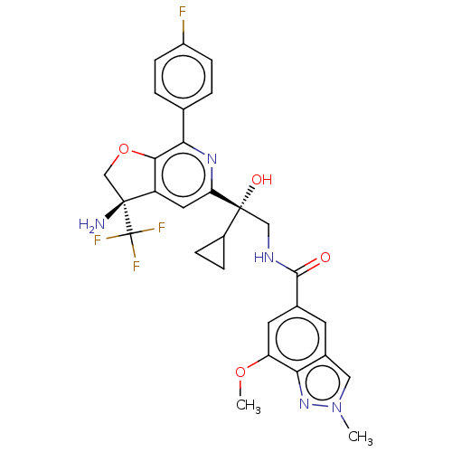 Chemical structure of BindingDB Monomer ID 568438
