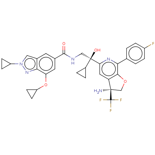 Chemical structure of BindingDB Monomer ID 568439