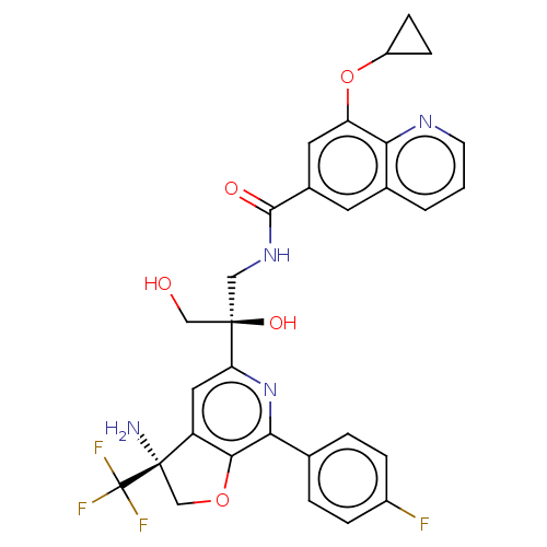 Chemical structure of BindingDB Monomer ID 568444