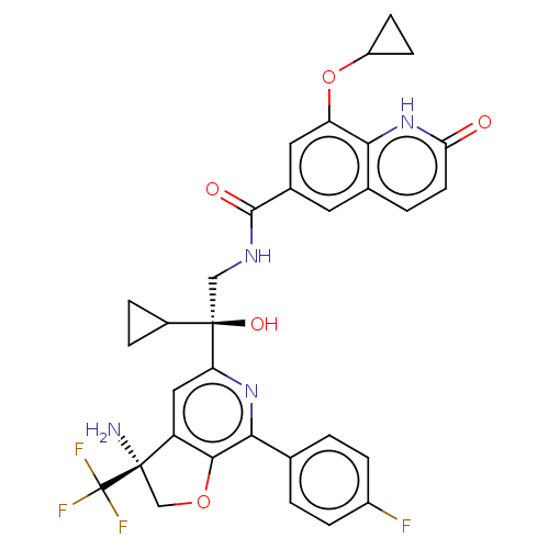Chemical structure of BindingDB Monomer ID 568446