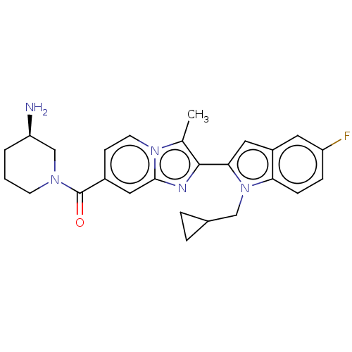 Chemical structure of BindingDB Monomer ID 568505