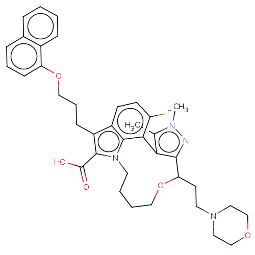Chemical structure of BindingDB Monomer ID 571443