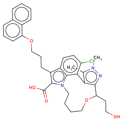 Chemical structure of BindingDB Monomer ID 571462
