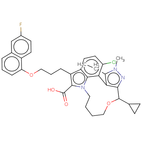 Chemical structure of BindingDB Monomer ID 571474
