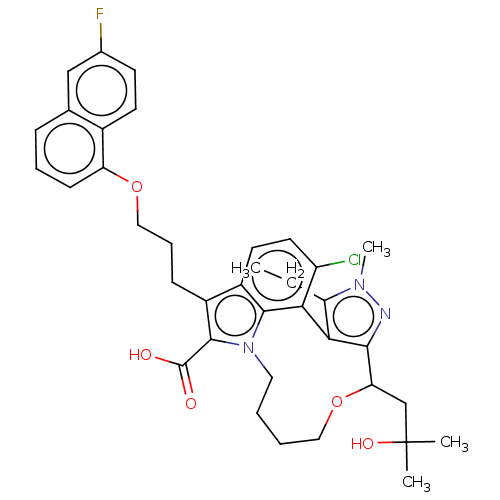 Chemical structure of BindingDB Monomer ID 571490