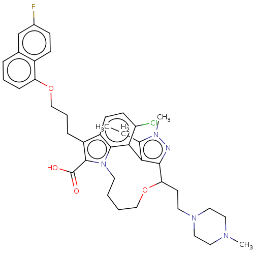 Chemical structure of BindingDB Monomer ID 571505