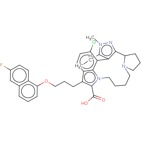 Chemical structure of BindingDB Monomer ID 571542