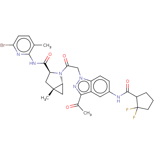 Chemical structure of BindingDB Monomer ID 571575