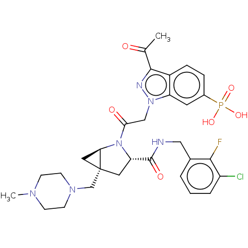 Chemical structure of BindingDB Monomer ID 571592