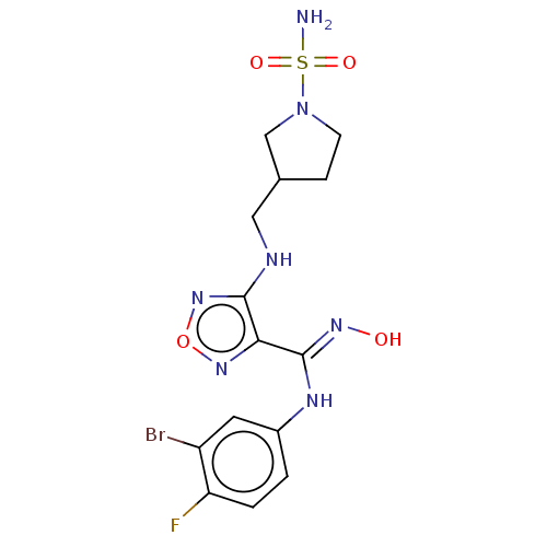 Chemical structure of BindingDB Monomer ID 571731