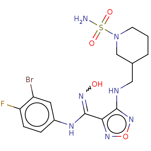 Chemical structure of BindingDB Monomer ID 571734