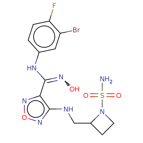 Chemical structure of BindingDB Monomer ID 571736
