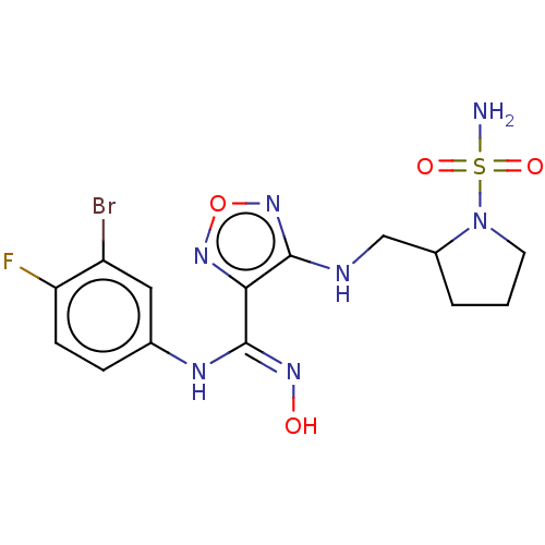 Chemical structure of BindingDB Monomer ID 571737