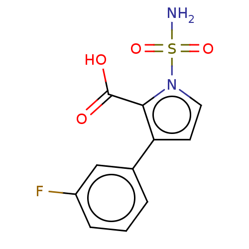 Chemical structure of BindingDB Monomer ID 574722