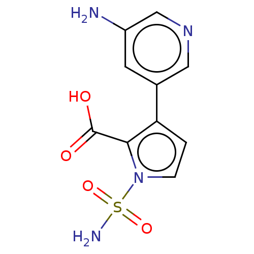 Chemical structure of BindingDB Monomer ID 574724