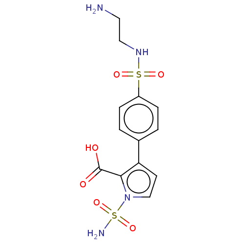 Chemical structure of BindingDB Monomer ID 574731