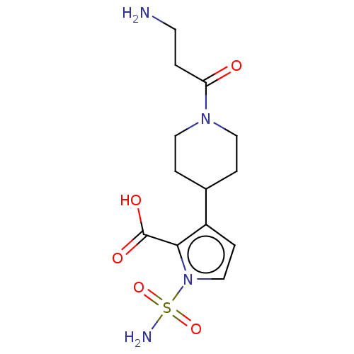 Chemical structure of BindingDB Monomer ID 574740