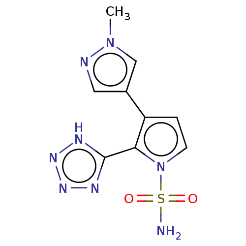 Chemical structure of BindingDB Monomer ID 574743