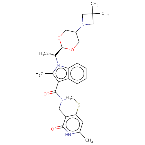 Chemical structure of BindingDB Monomer ID 574939