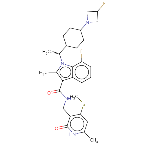 Chemical structure of BindingDB Monomer ID 574945