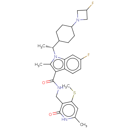 Chemical structure of BindingDB Monomer ID 574946