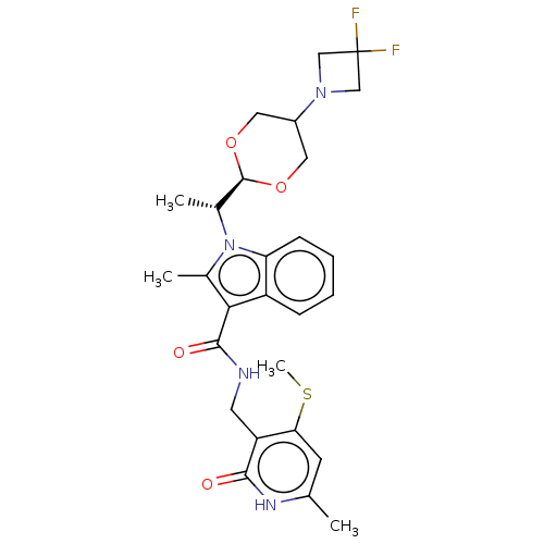 Chemical structure of BindingDB Monomer ID 574949