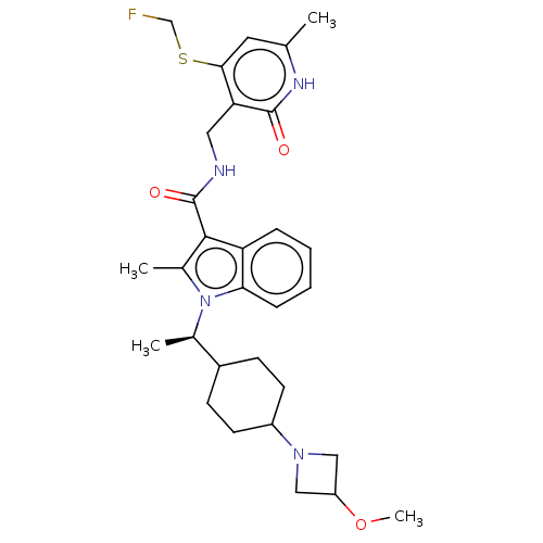 Chemical structure of BindingDB Monomer ID 574960