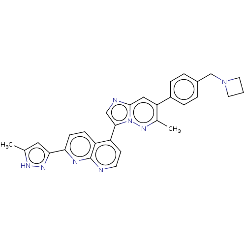 Chemical structure of BindingDB Monomer ID 575174