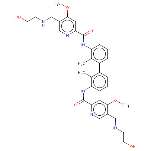 Chemical structure of BindingDB Monomer ID 575485