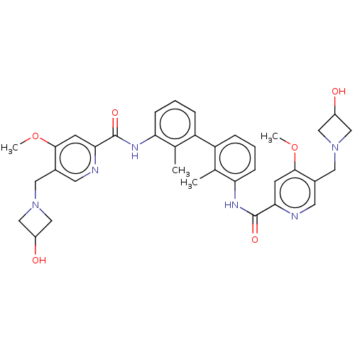 Chemical structure of BindingDB Monomer ID 575569