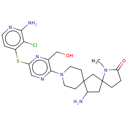 Chemical structure of BindingDB Monomer ID 575654