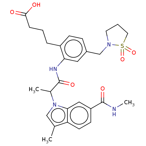 Chemical structure of BindingDB Monomer ID 578739