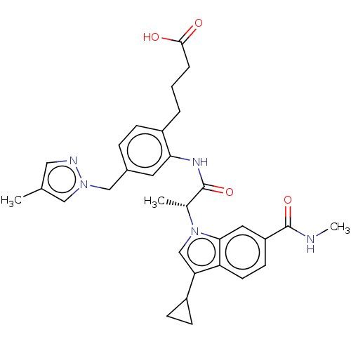 Chemical structure of BindingDB Monomer ID 578761
